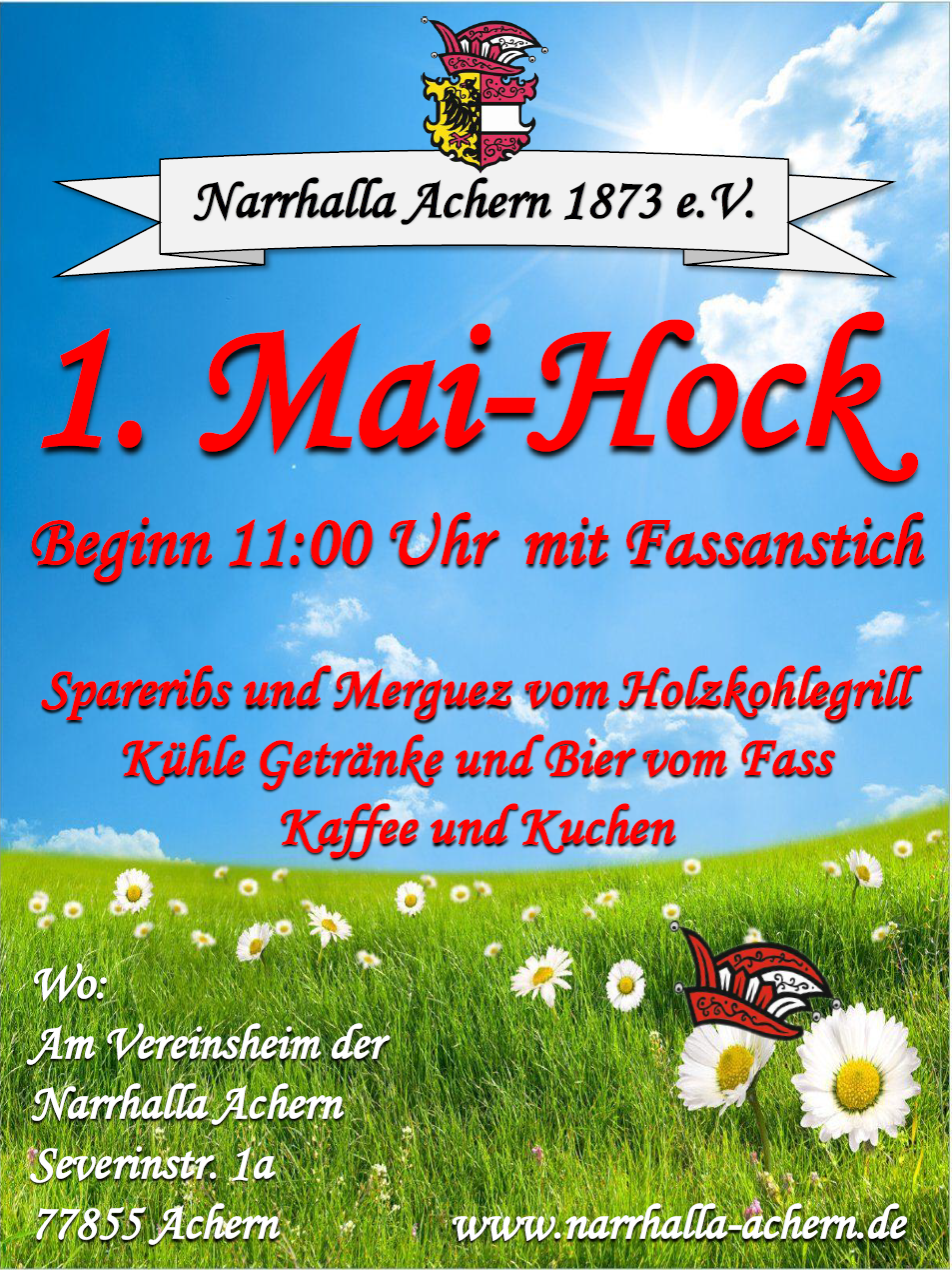 1. Mai Hock der Narrhalla Achern